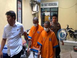 Dua Pemuda Niat Edarkan Sabu di Digelandang Ke Polres Lumajang