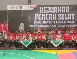 Kejurkab Pencak Silat Piala Pj Bupati Lumajang 2024 Digelar Di GOR Wira Bhakti