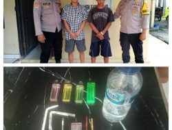 Nekat Gunakan Sabu di Rumah Kosong Dekat kantor Polisi, Dua Remaja Pesawaran Ditangkap Polisi