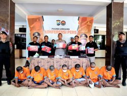 Polres Lumajang Bekuk 8 Tersangka, Ungkap 5 Kasus Narkoba