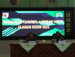 Sosialisasi Tahormil oleh Ajenrem 083/Bhaladika Jaya di Kodim 0822/Bondowoso