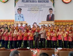 Letkol Inf Rinto Wijaya Menghadiri Acara Pelantikan Rekercab HIPMI Kab. Lampung Barat.