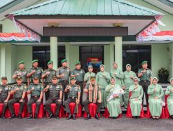 Kunjungan Kerja Danrem 043/Gatam Brigjen TNI Rikas Hidayatullah ke Kodim 0422/Lampung Barat