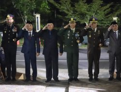 Komandan Kodim 0422/Lampung Barat Pimpin Apel Kehormatan dan Renungan Suci.