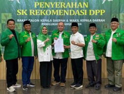 Pasangan Cak Thoriq Dan Ning Fika Resmi Mendapat SK Rekomendasi Dari PPP