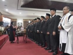 Ucapan Sumpah Janji 50 Anggota DPRD Tulungagung Periode 2024 – 2029 Kini Resmi di Lantik