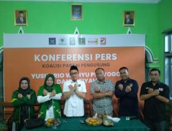 Konferensi Pers Bacabup Mas Rio-Ulfi, 6 Partai Pengusung Pastikan Menang Telak