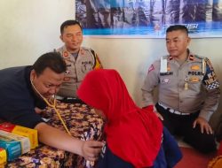 Peringati HUT Lantas Bhayangkara ke-69, Satlantas Gelar Bakti Sosial dan Bakti Kesehatan
