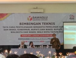 Bawaslu Lumajang Gelar Bimtek Tata Cara Penyelesaian Sengketa Pilkada 2024