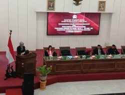 Pengumuman Calon Pimpinan Definitif Dan Pengambilan Sumpah/Janji Pimpinan DPRD Kabupaten Lumajang Masa Jabatan 2024-2029