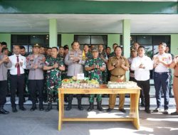 Peduli HUT TNI ke-79, Forkopimda Lampung Barat Berikan Kejutan ke Kodim 0422/Lampung Barat