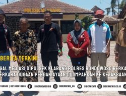 Gagal Mediasi di Polsek Klabang Polres Bondowoso, Berkas Dugaan Penganiayaan Dilimpahkan ke Kejaksaan