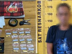 Polisi Ungkap Peredaran Narkotika di Situbondo, Sita 10 Paket Sabu