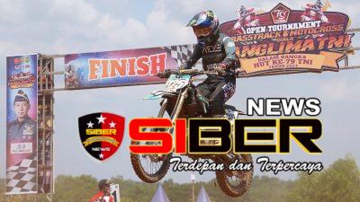 Serda Satria Anggota Kodim 0422/Lampung Barat Sukses Raih Piala di Lomba Grasstrack Panglima TNI