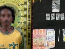 Polres Lumajang Bekuk Pengedar Sabu, Sita 3,07 Gram Barang Bukti