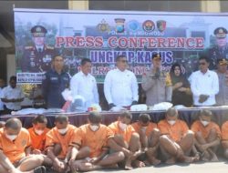 Puluhan Tersangka Berhasil Diamankan Satresnarkoba Polres Bondowoso Selama Ops Tumpas Narkoba Semeru 2024