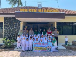 Siswa/wi TK Nurus Shobur Desa Besuk Kunjungi Kantor Polsek Klabang