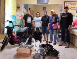 Polsek Tempeh Polres Lumajang, Ungkap Kasus Curanmor, Pelaku Diamankan