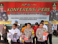 MMA Pelaku Kasus Penodongan Jukir di Tetapkan Sebagai Tersangka oleh Polresta Banyuwangi