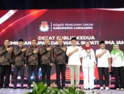 KPU Kabupaten Lumajang Menggelar Debat publik kedua Cabup dan Cawabup