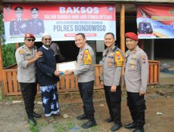 Usai Pilkada Polres Bondowoso Gelar Baksos di Desa Terpencil
