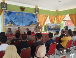 Satlantas Polres Bondowoso Sosialisasikan Berlalu Lintas, Guna Membangun Kesadaran Pengendara Patuh Berlalu Lintas