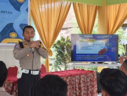 Jelang Nataru Polres Bondowoso Gencarkan Sosialisasi Tertib Berlalu Lintas