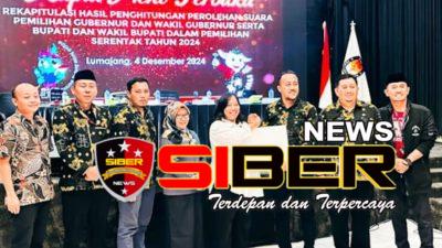 KPU Gelar Hasil Perhitungan Suara Pemilihan Bupati Dan Wakil Bupati Lumajang Tahun 2024