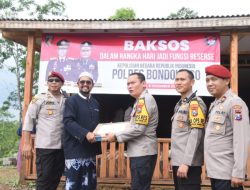 Polres Bondowoso Gelar Bakti Sosial Dalam Rangka Hari Jadi Satreskrim Yang ke 77 Tahun 2024 di Daerah Terpencil