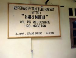 Terulang Kembali Kantor KPTR SARI MADU Magetan, di Bobol Maling