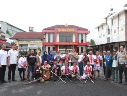Peduli dan Support Atlet Persaid, Kapolres Jember Dinobatkan Sebagai Bapak Asuh Disabilitas