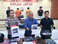 Polda Jatim Berhasil Amankan Dua Tersangka Spesialis Curanmor Rumah Kos