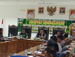 KODIM 0422/LB Bersama Forkopimda Pesisir Barat, Laksanakan Rapat Konflik Harimau Sumatera