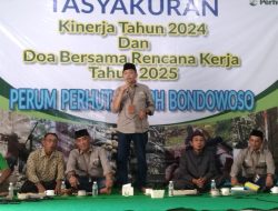 Gelar Tasyakuran & Do’a Bersama, Perum Perhutani KPH Bondowoso Juga Santuni Yatim Piatu