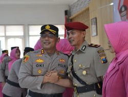 Acara Sertijab Kasat Reskrim dan Kasat Samapta Di Pimpin Kapolres Probolinggo.