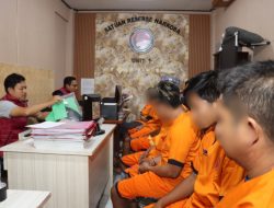 Gercep Satresnarkoba Polresta Banyuwangi Amankan 7 Tersangka dan 285,8 gram Barang Bukti Narkoba