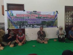 Wakil ketua DPRD MAGETAN Dr Pangayoman Gelar konsultasi Publik Raperda di Awal Tahun 2025