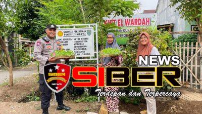 Dampingi KWT Kota Probolinggo, Bhabin Curahgrinting Harapkan Setiap Rumah Memiliki Tanaman Polybag Untuk Ketahanan Pangan