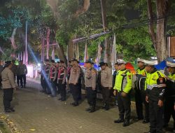 Menjelang Penetapan Bupati Terpilih Polresta Banyuwangi Lakukan Pengamanan Skala Besar