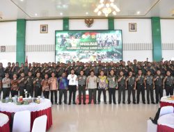 Letkol INF Rinto Wijaya DANDIM 0422/LB, Hadiri Sosialisasi Swasembada Pangan Tahun 2025