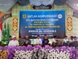 Ponpes Annur Al-Ghozali Jatirejo Gelar Pengajian Umum Haflah Akhrussanah Haul Masyayikh Riyadlotut Tholibin