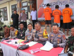 Polres Badung Ringkus 3 Pelaku Curanmor, 2 Unit Sepeda Motor dan Barang Bukti Lainnya Berhasil di Amankan