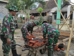 Argo Di Gunakan Satgas TMMD Ke-123 Bondowoso Untuk Melangsir Material