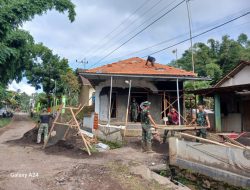 Progres TMMD Ke 123 Kodim 0822 Bondowoso: Pembangunan Mushollah Desa Trotosari Capai 65%