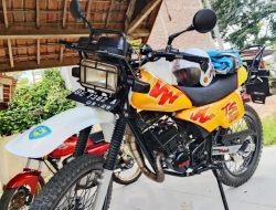 Pesona Suzuki Ts125 Kembali Jadi Incaran Kolektor Motor Trail Clasik di Wilayah Pringsewu