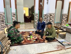 Anggota TMMD KE-123, Dengarkan Aspirasi Warga Berikan Motivasi Agar Berperan Aktif Dalam Membangun Desa