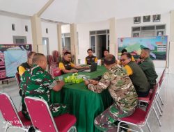 Satgas TMMD Ke-123 Gelar Rakor Pelayanan Administrasi Kependudukan Gratis Di Desa Gunosari Dan Trorosari