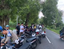Polres Bondowoso Mengamankan Sejumlah Motor yang Akan Digunakan Balap Liar Saat Ngabuburit.