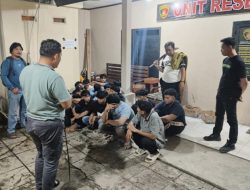 Polisi Amankan Belasan Remaja Terlibat Tawuran di Pringsewu, 17 Pelaku Digelandang Ke Polsek