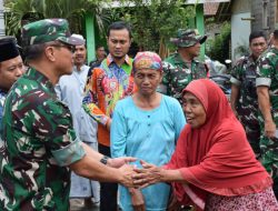 Kunjungan Wasev TMMD Mayjen TNI Candra Wijaya Mendapat Sambutan Hangat Masyarakat